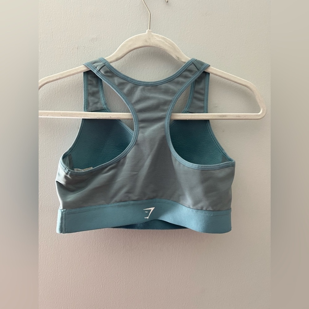 Gymshark Blue Bra High Support Medium - Picture 3 of 5